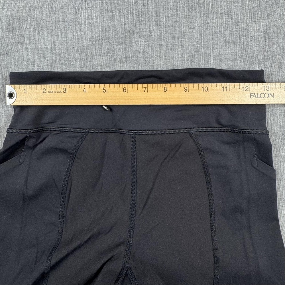 Lululemon Pants Womens 4 Black High Rise Crop Side Pocket Leggings Yoga Capri - Picture 9 of 13